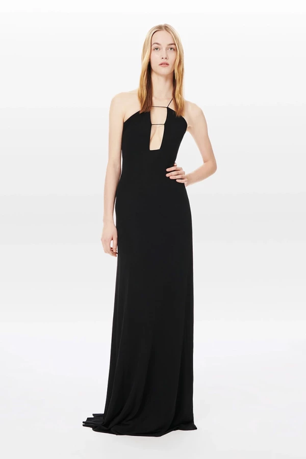Vestido negro de Victoria Beckham