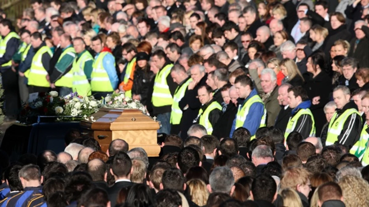 Irlanda - funeral esposa de ju