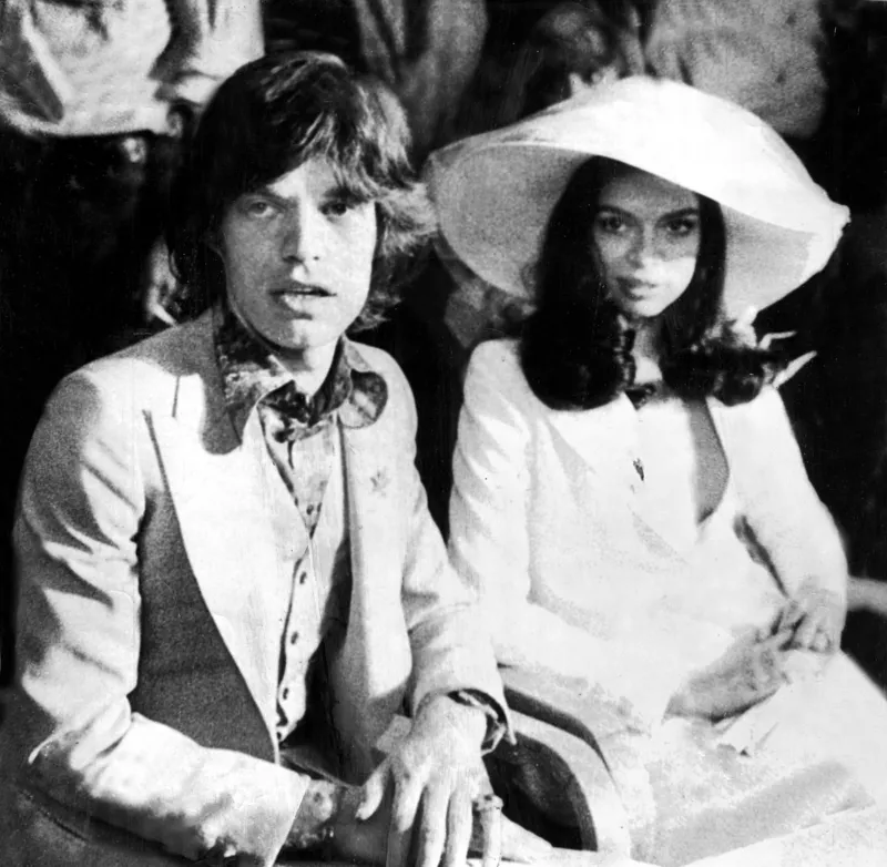bianca jagger traje novia boda