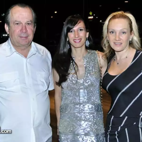 Mauricio Fernández,Yolanda y Thelma Garza de Ayala
