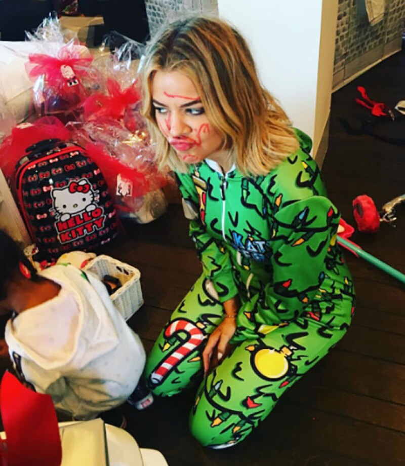 Khloé no quedó muy feliz con el resultado.