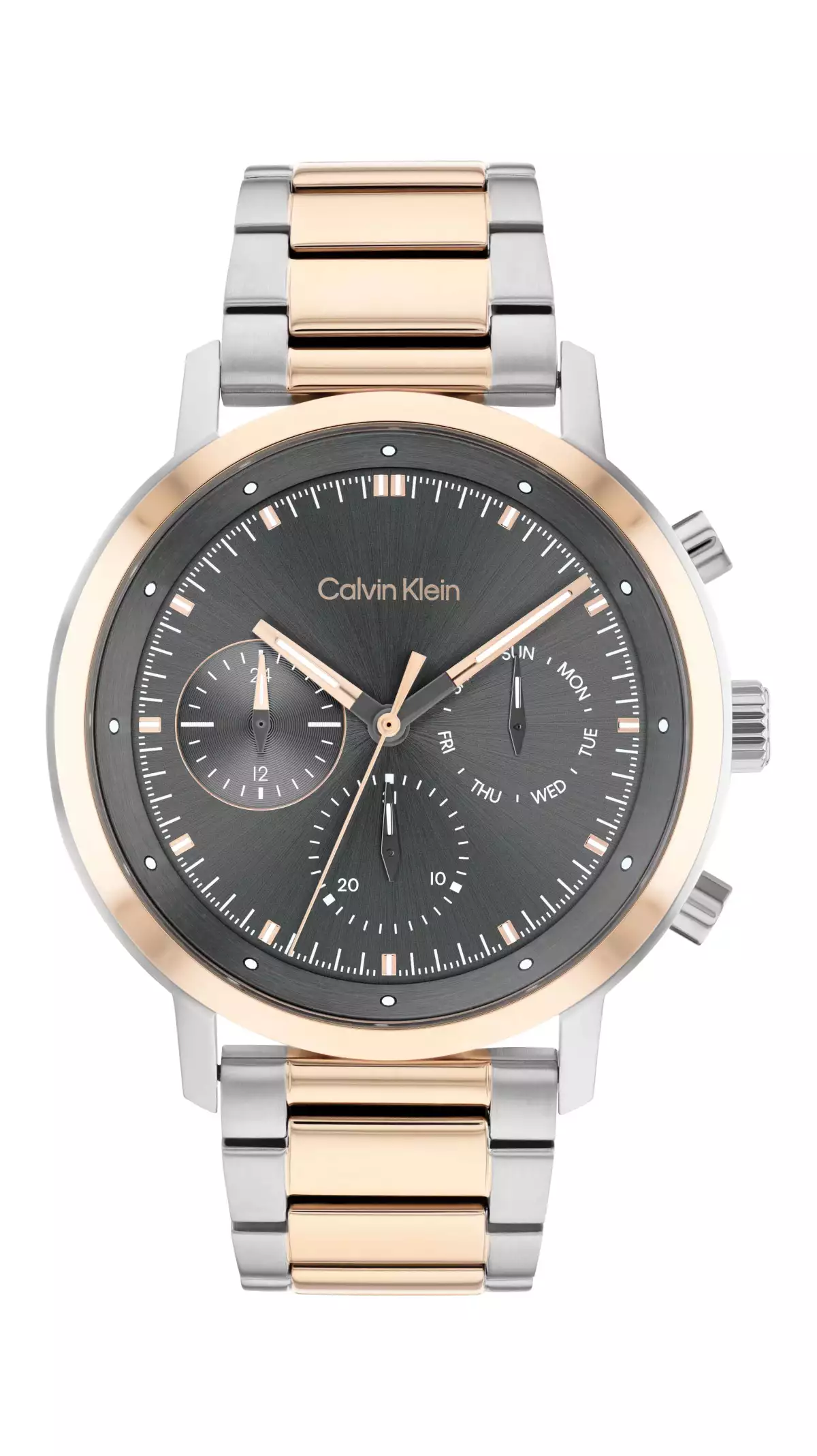 Reloj Calvin Klein dorado con plateado.jpg