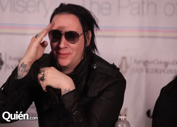 Marilyn Manson presentó su exposición The path of Misery en San Ildefonso