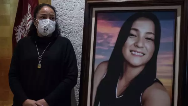 Yesenia Zamudio, madre de María de Jesús Zamudio