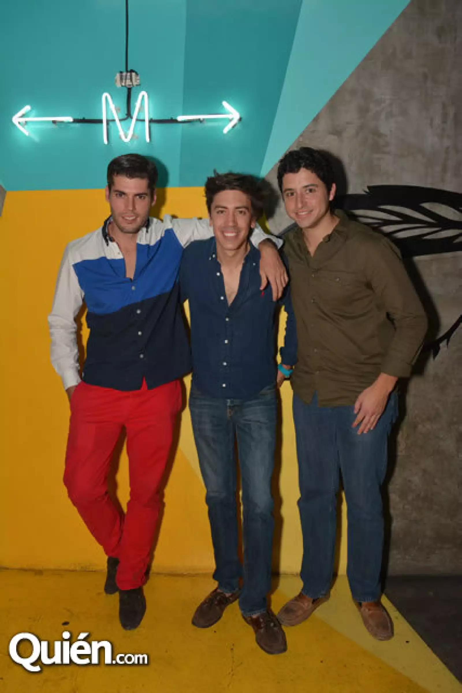 Erick Sandoval, Juan Carlos Aldana y Daniel Borja
