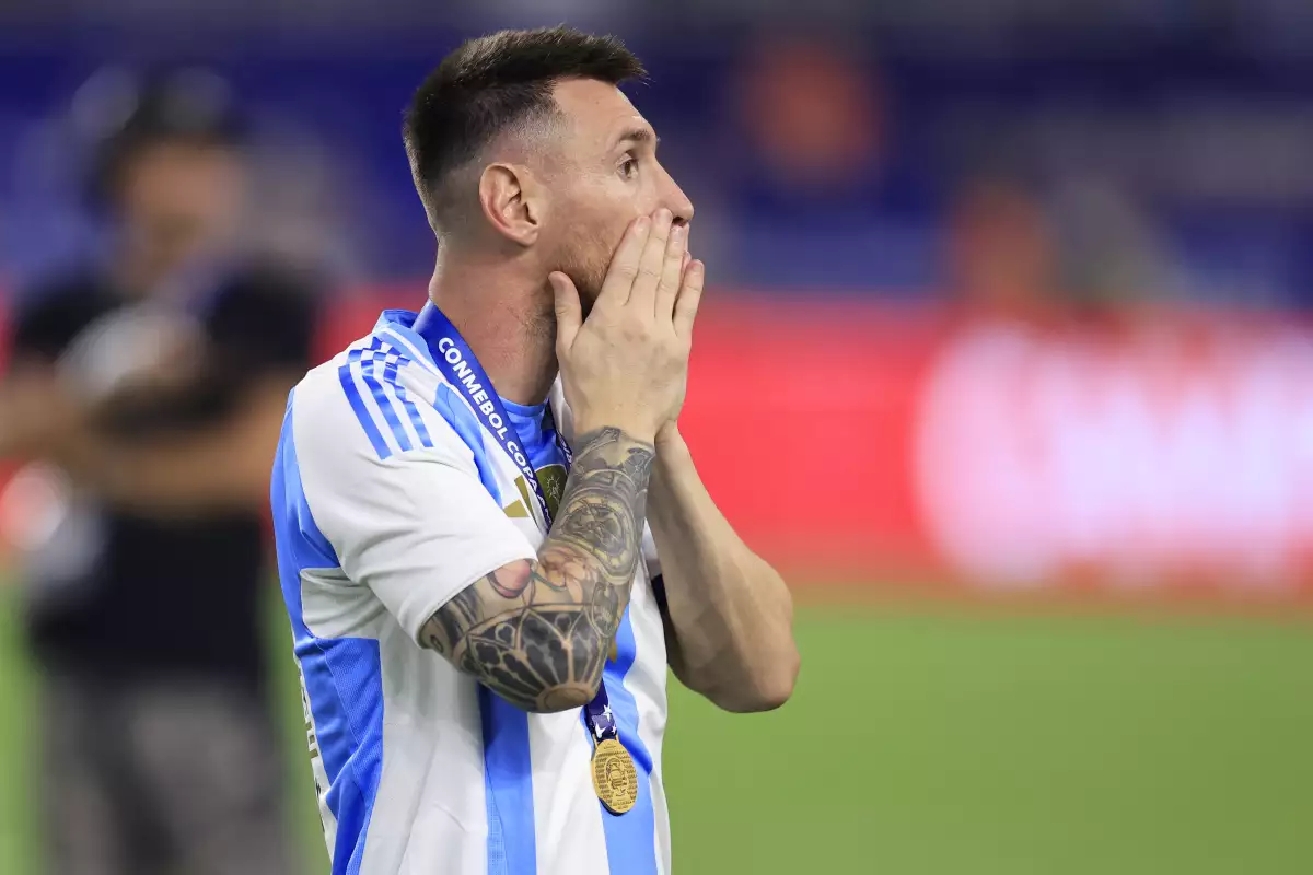 Lionel Messi lesionado de tobillo