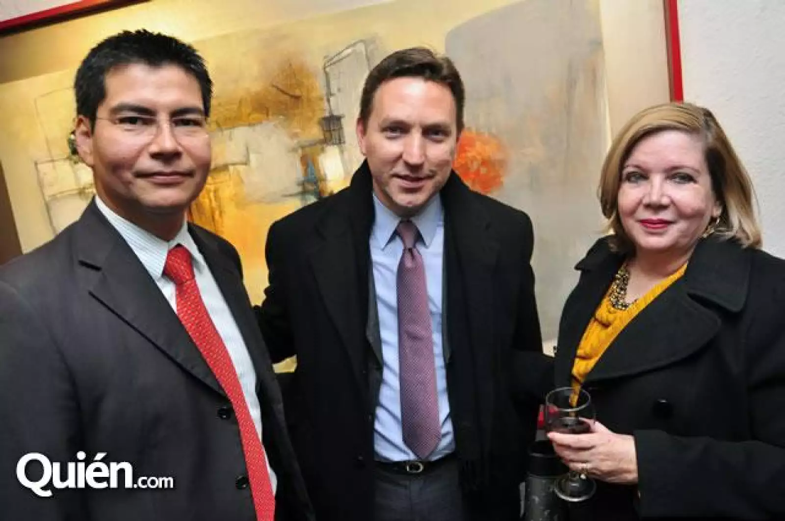 Raymundo Rodríguez,Gregorio Martínez y Rosy Gallegos de Garza