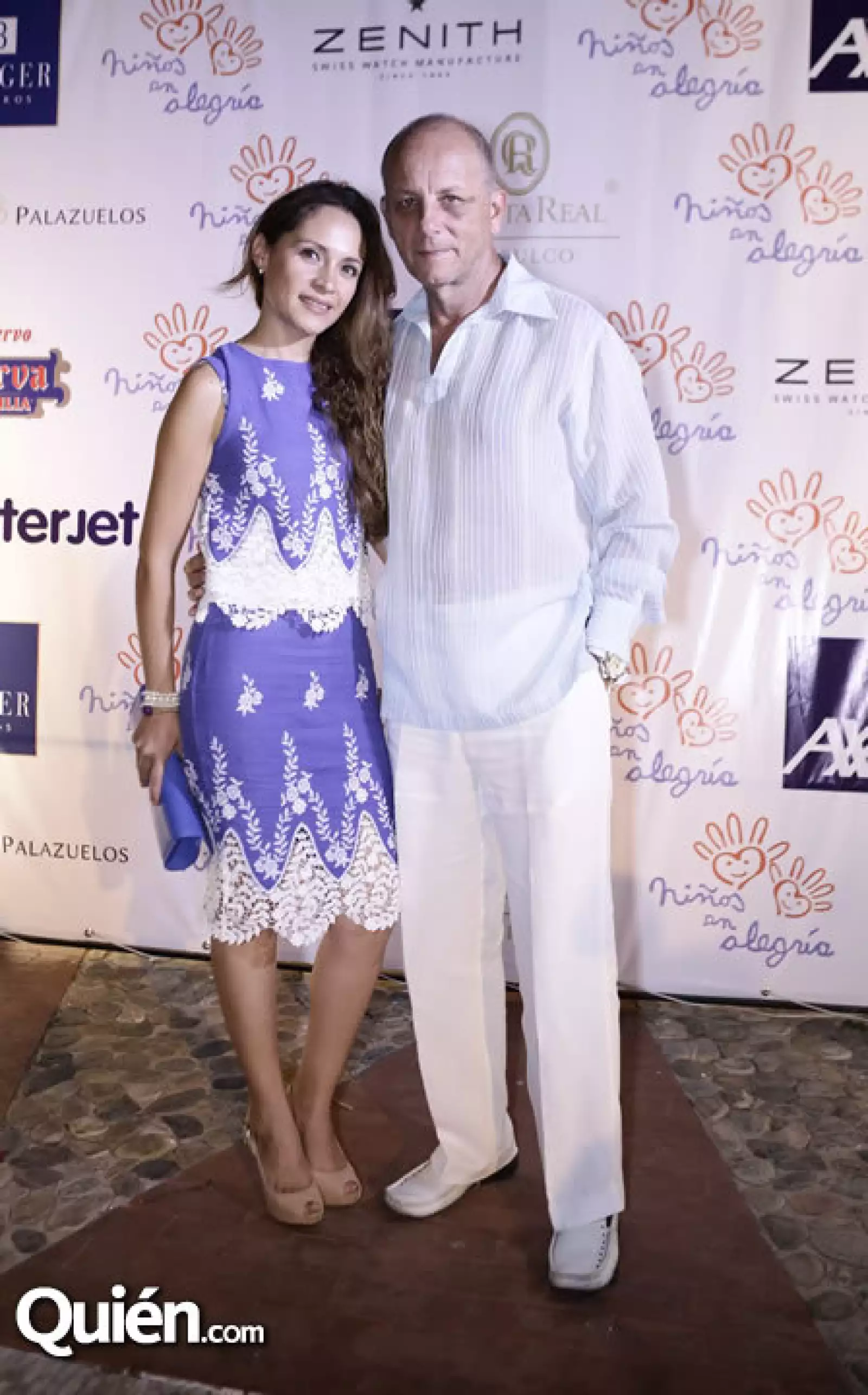 Sandra de la Cruz y Óscar Athie