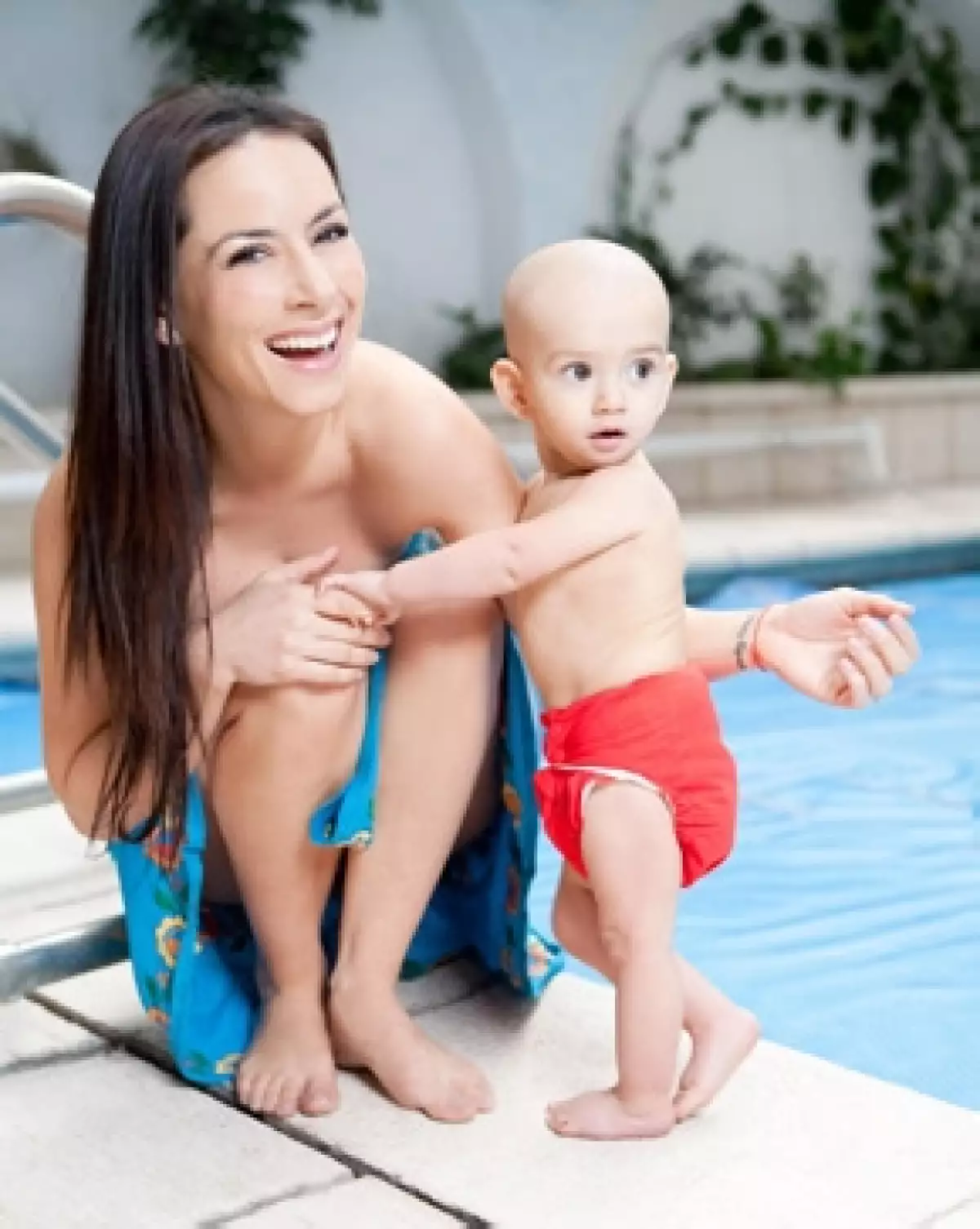 Claudia Lizaldi aseguró que no concibe la vida sin su pequeño hijo Iam.