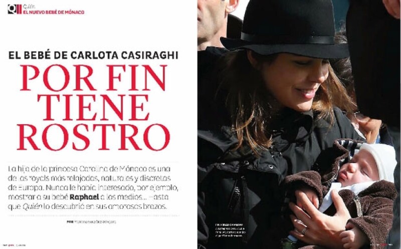 Raphael es el primogénito de Carlota Casiraghi.