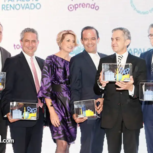Daniel Servitje, Ernesto Torres, Lolita Beistegui, Martín Rincón, Miguel Ángel Mancera y Carlos Fernández
