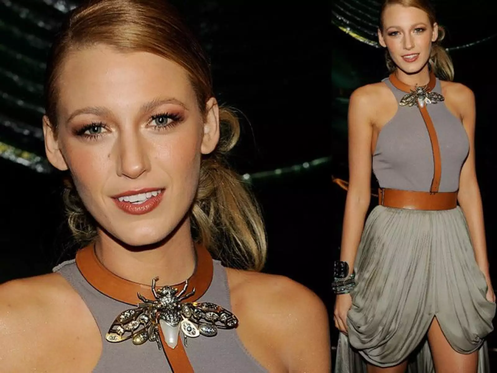 La guapa fashionista Blake Lively.