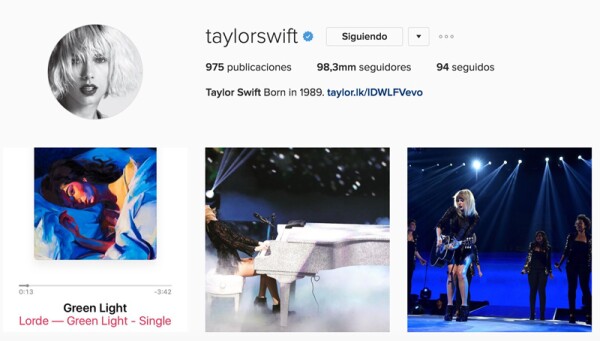 IG Taylor Swift