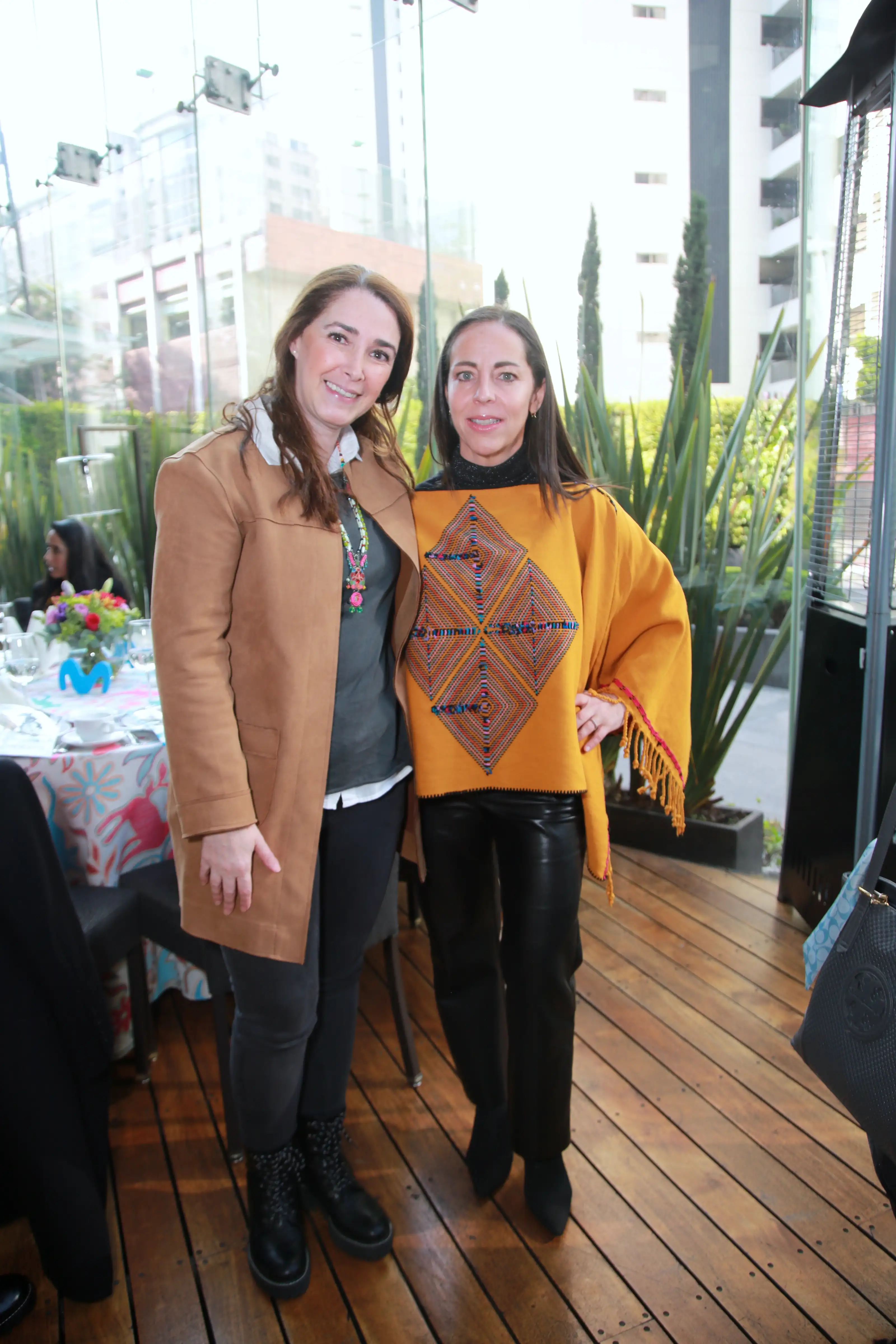 Leonardo Kourchenko y Sissi Cancino en la presentación de Moders 2022