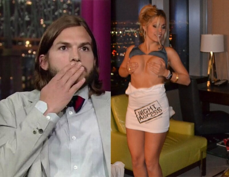La infidelidad de Ashton fue puesta al descubierto por una famosa revista de espectáculos.