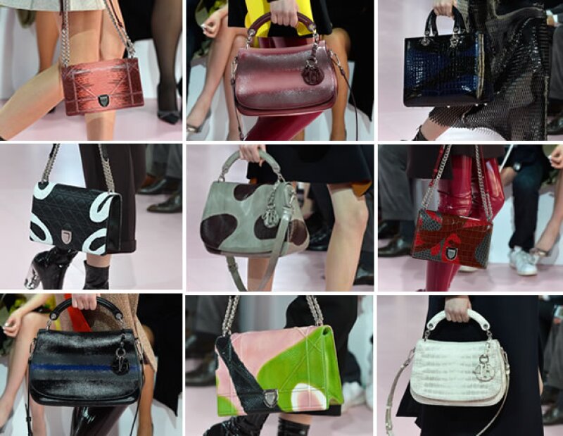 Dior lanzó una multitud de bolsas con estampados.