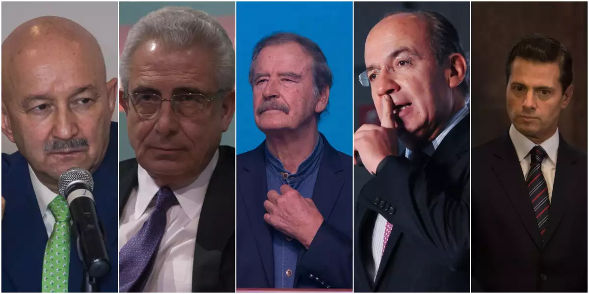 Los últimos 5 expresidentes de México 