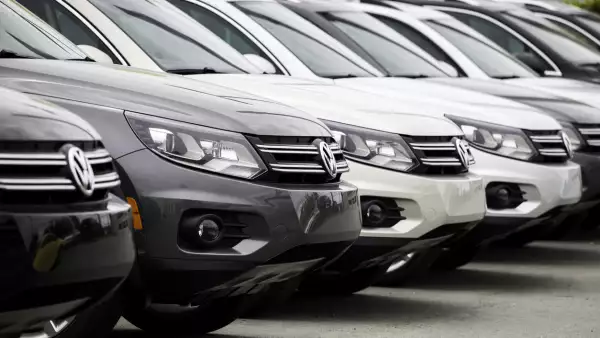 New Volkswagen Tiguan Vehicles in a Row