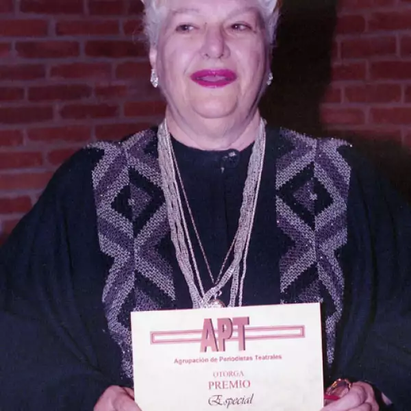 Además de actriz, Montejo era escritora y directora teatral.