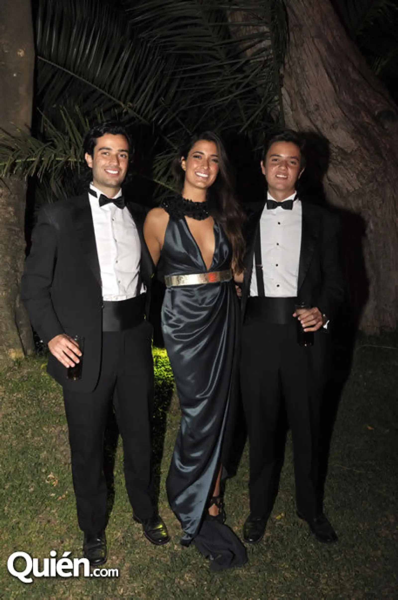 Sebastián, Clarissa y Juan Pablo Navarro