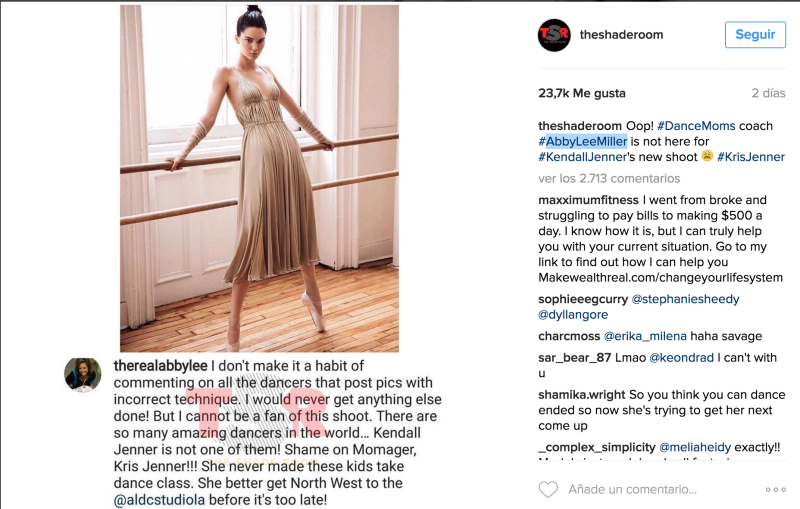 Abbey Lee Miller post