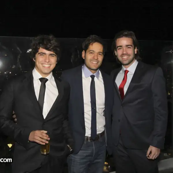 Mateo Ramírez,Xavier Maxemin y Juan Barragán