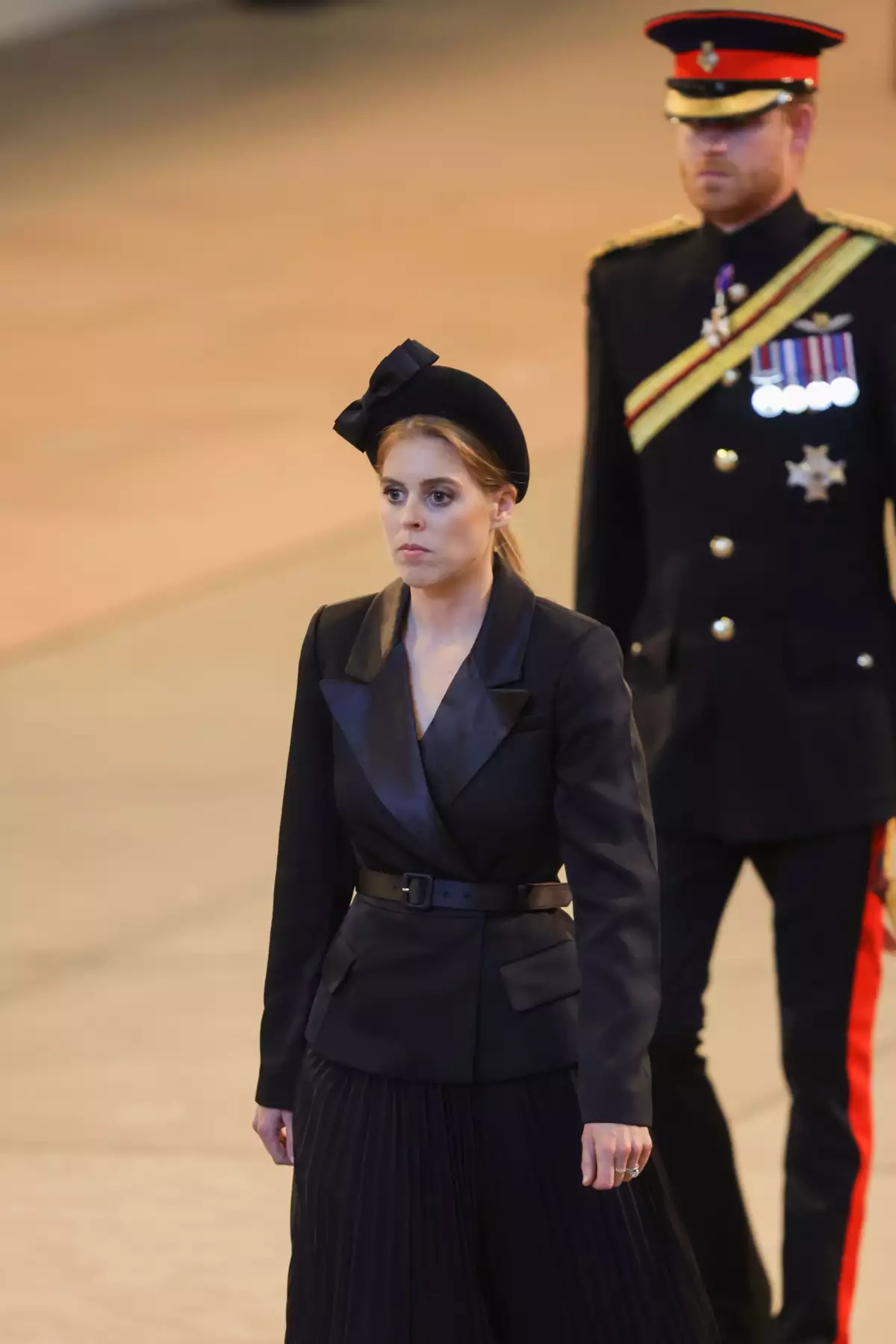 Queen Elizabeth II's Grandchildren Mount Vigil At Westminster Hall