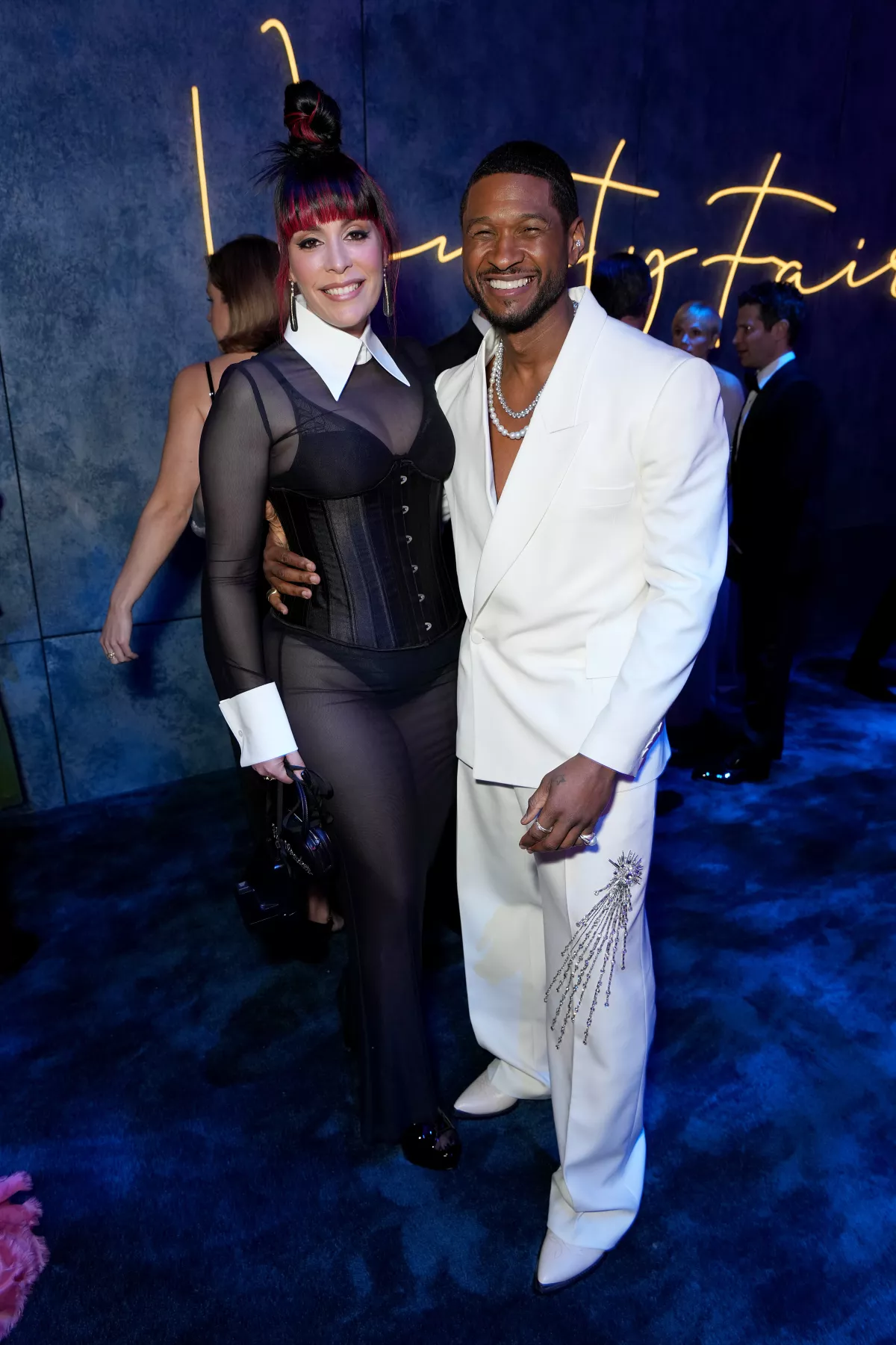 Jennifer Goicoechea y Usher