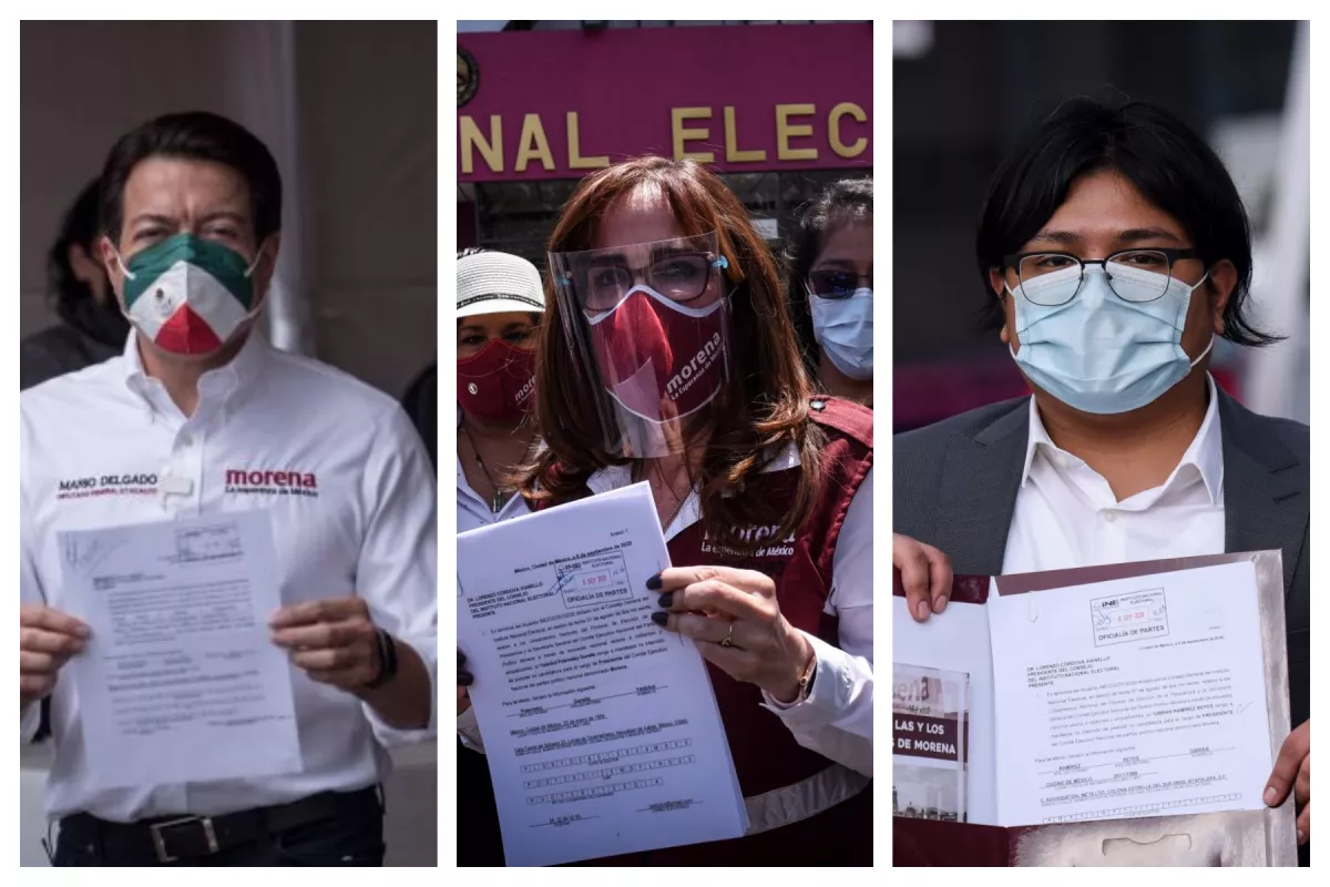 Mario, Yeidckol, Gibrán