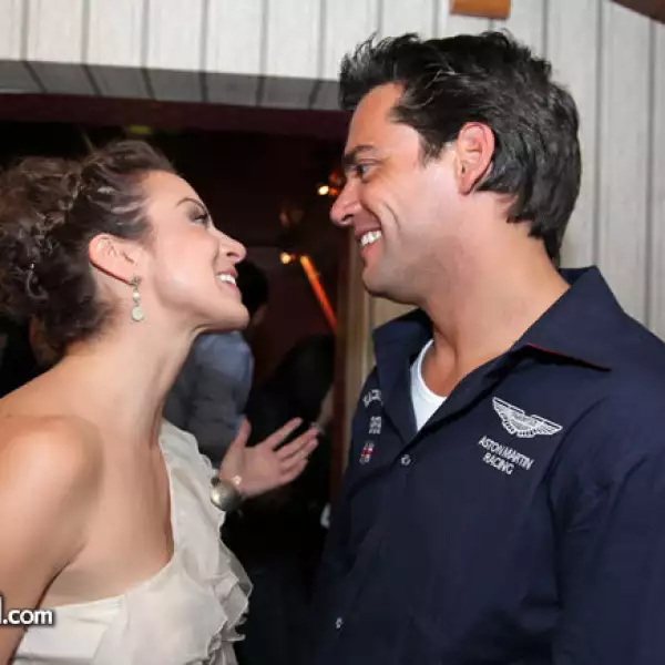 Silvia Navarro y Christian de La Fuente.