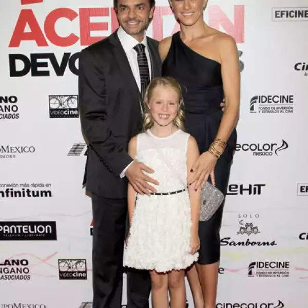 Eugenio Derbez, Alessandra Rosaldo y Loreto Peralta.