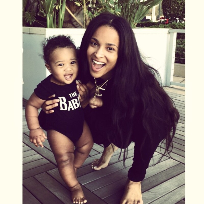 Aunque North le dobla la edad a Future, Ciara asegura que se llevan muy bien y comparten lindos momentos juntos.
