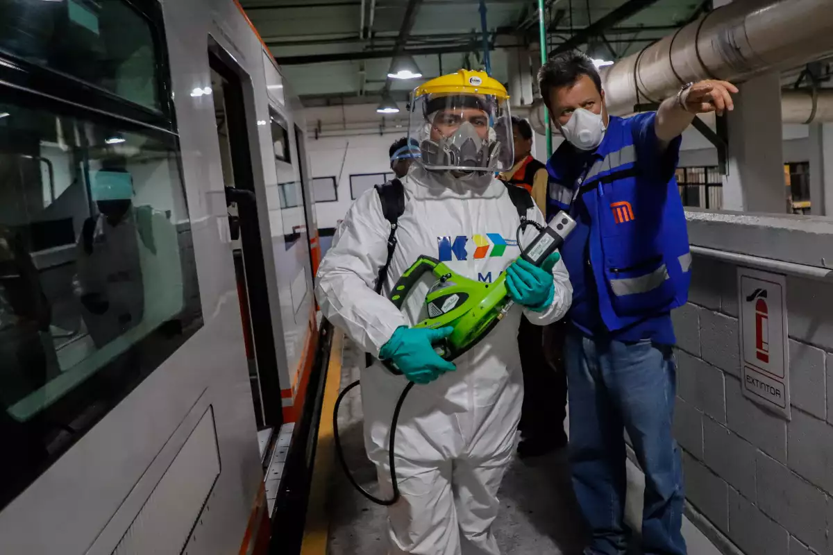 Limpieza en el Metro