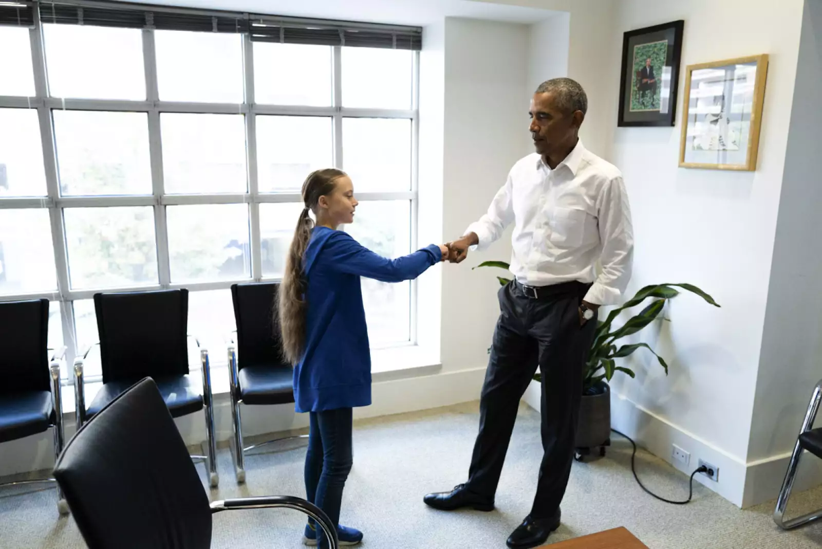 US-CLIMATE-THUNBERG-OBAMA