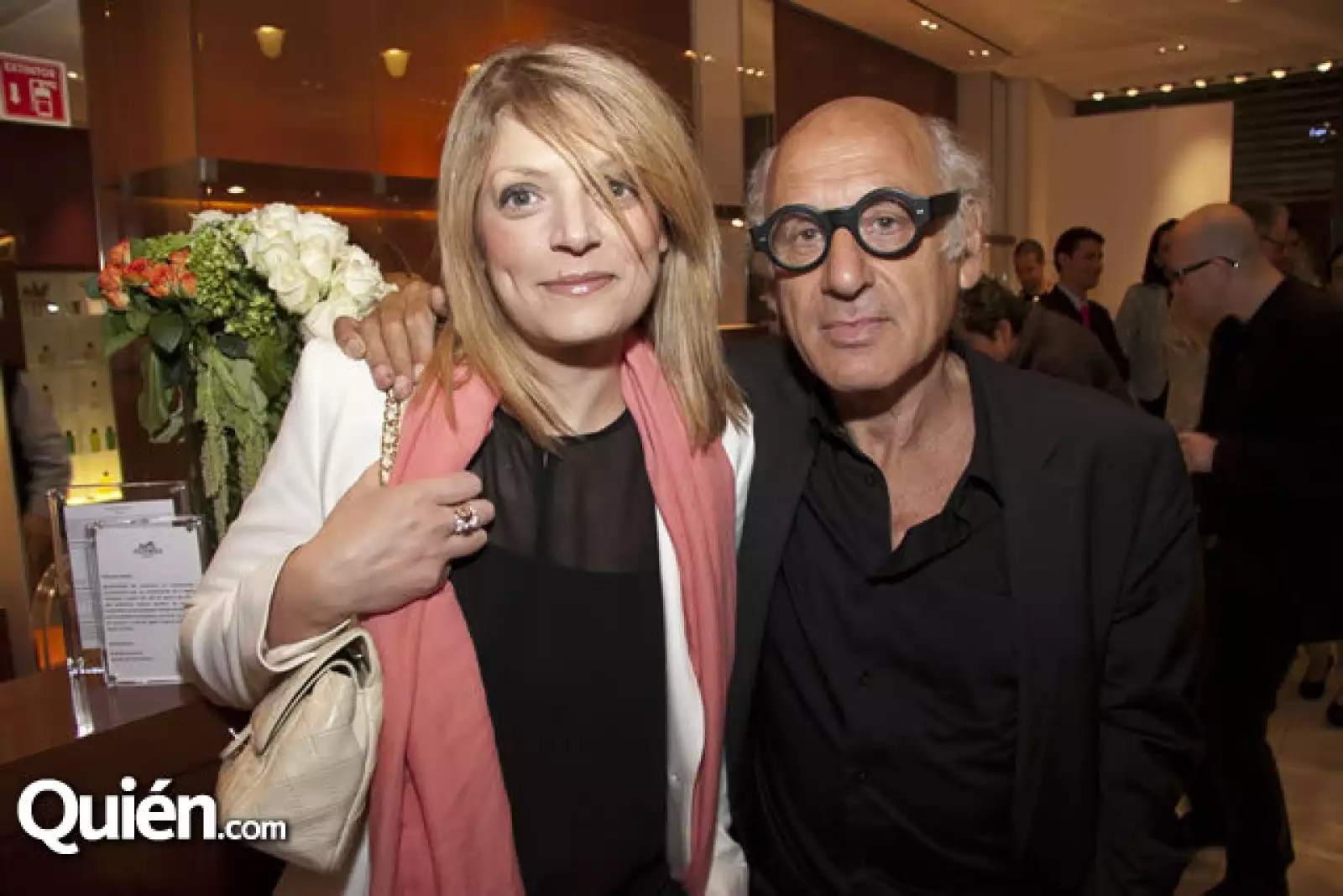 Myriam Blundell y Michael Nyman