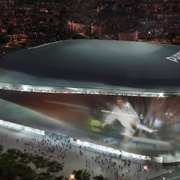 La nueva casa del Real Madrid estará dotada de una fachada asimétrica de acero.