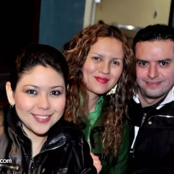 Ale Madrigal,Claudia Torres y Mauricio Meza