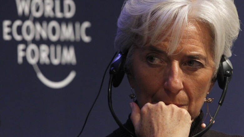 La ministra de Economía de Francia, Christine Lagarde, dijo el 25 de enero que países como EU y México se han opuesto a un impuesto internacional sobre las transacciones.
