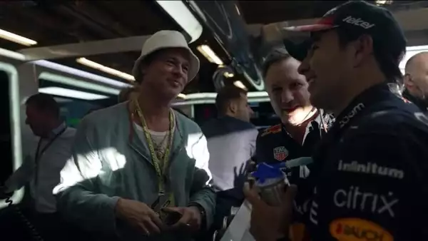 Brad Pitt y Sergio 'Checo' Pérez