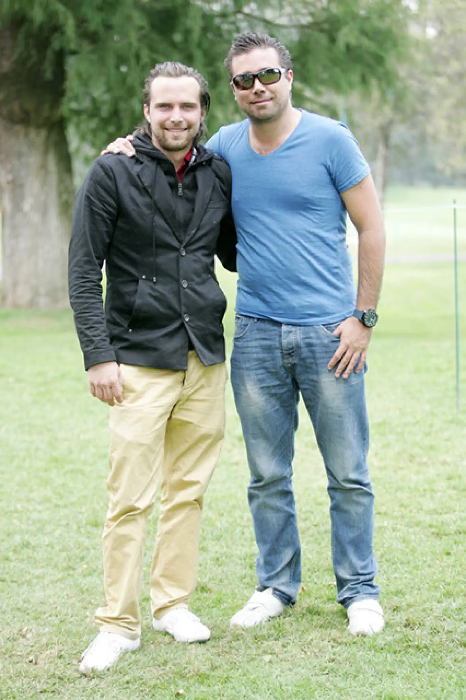 Apolinar Román y Francisco Santillán