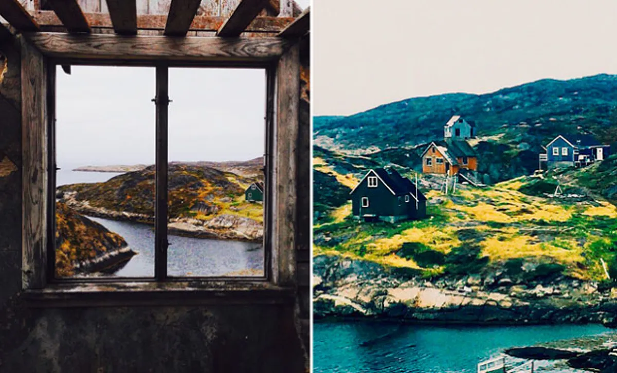Después de Islandia, Groenlandia fue su nuevo destino, en donde han disfrutado incluso de los pueblos fantasma.