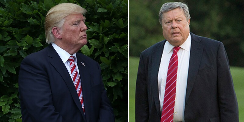 Donald Trump y Viktor Knavs