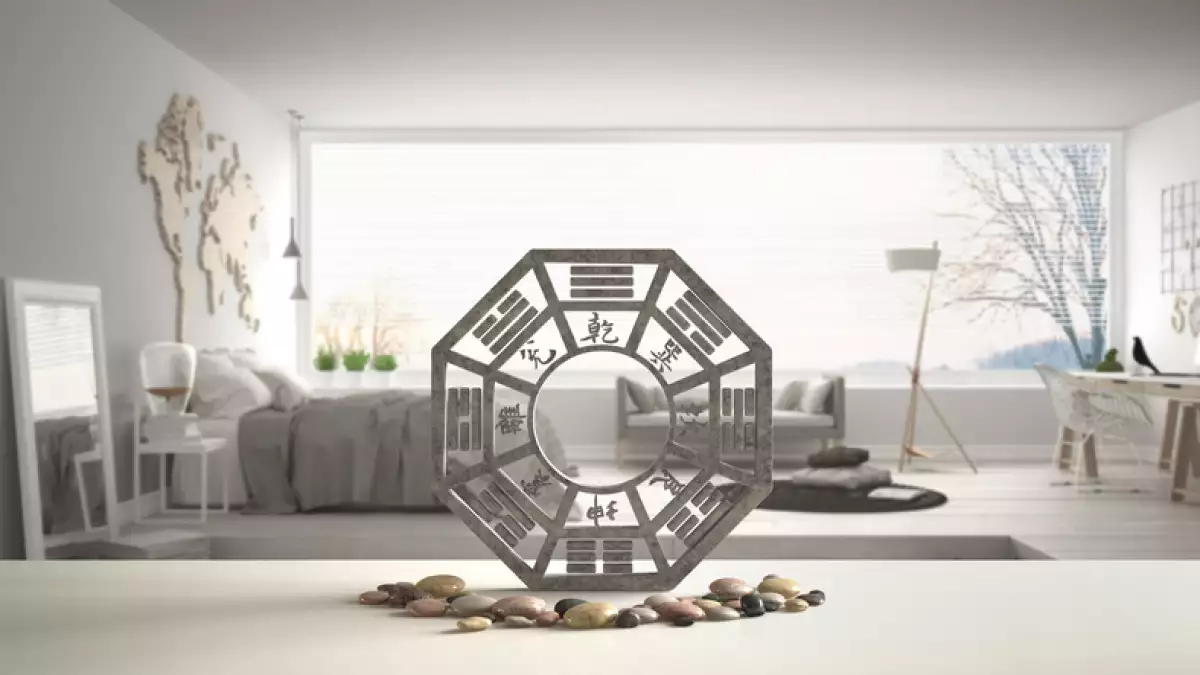 Recamara decorada al estilo feng shui 
