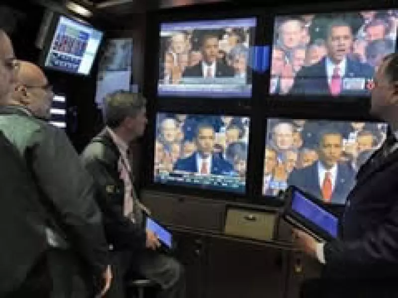 Los mercados estadounidenses siguieron de cerca la toma de posesión de Barack Obama. (Foto: AP)
