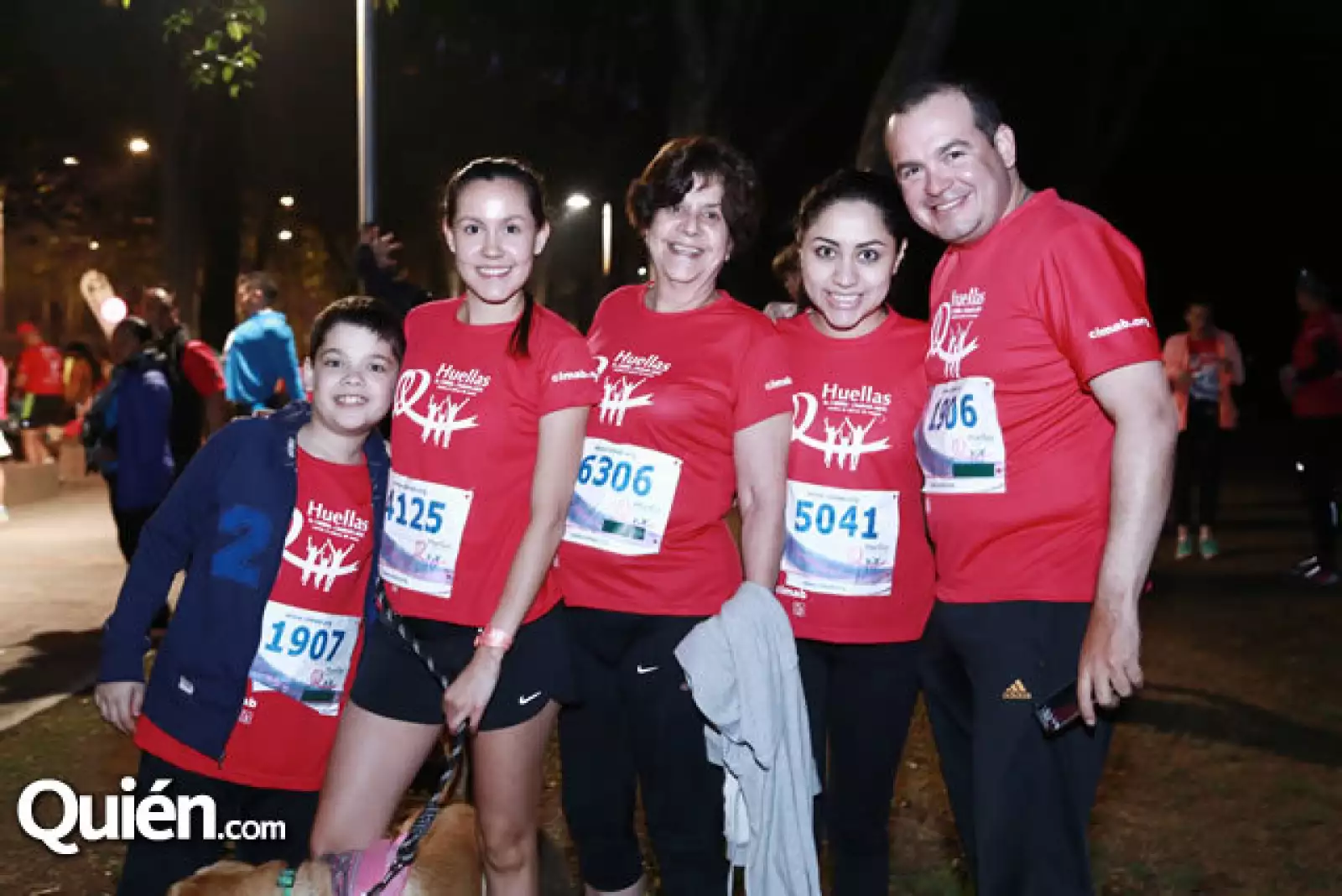 Luis Eduardo Jiménez, Laura Jiménez, Lourdes Martínez, Gabriela Figueroa y Luis Eduardo Jiménez