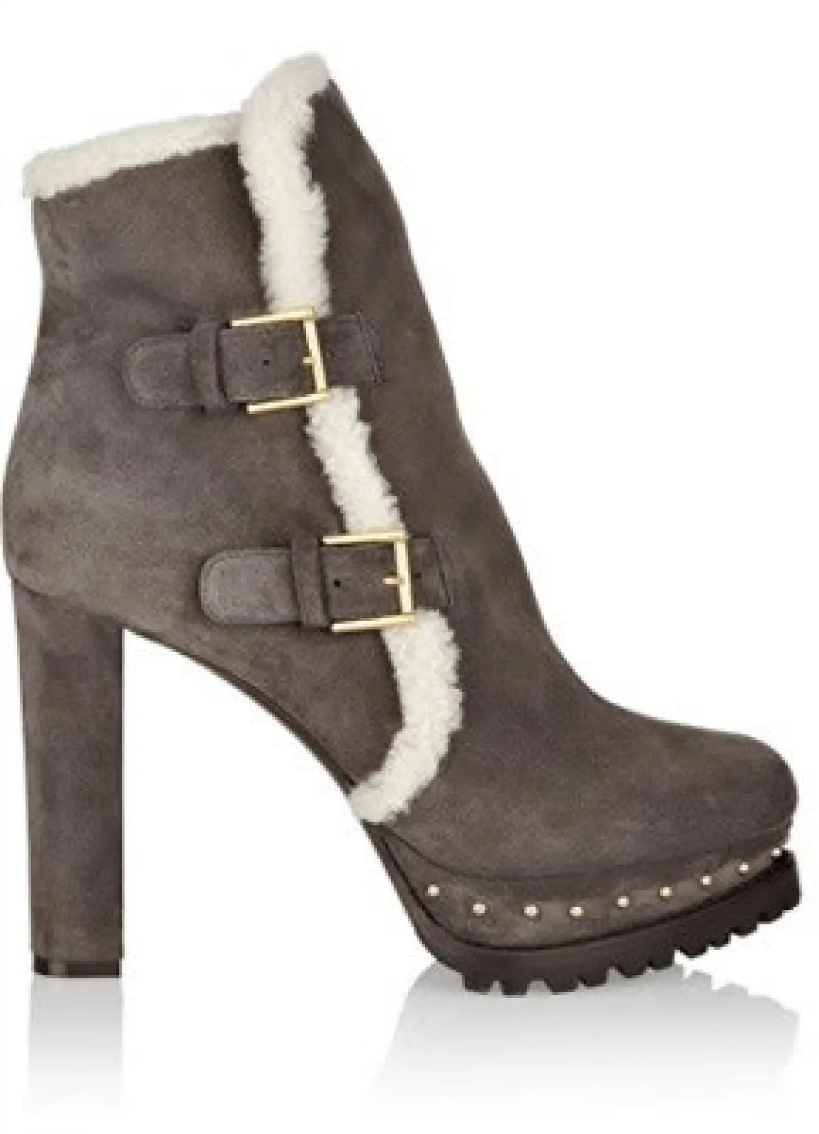 Podrás usar estos botines de Alexander McQueen durante tus vacaciones en Aspen.