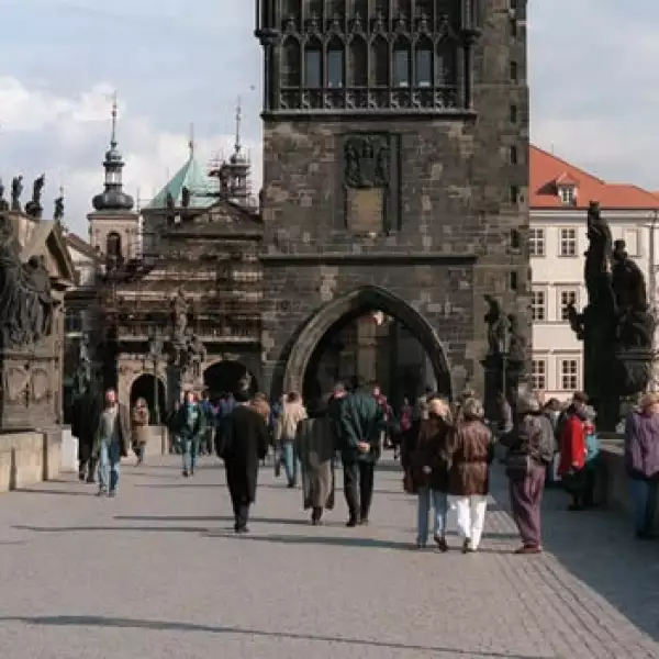 turistas en praga