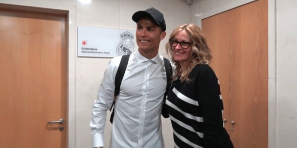 Julia Roberts y Cristiano Ronaldo