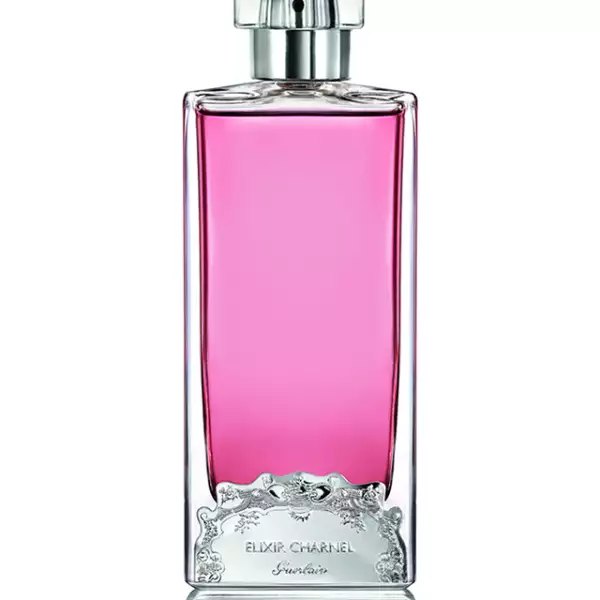 Guerlain revela su más preciado secreto de seducción con su colección Elixir Charnel de Les Exclusifs. El perfume French Kiss, te dejará sintiéndote más sensual que nunca con toques de rosa, lychee y heliótropo. El Palacio de Hierro Moliere. Precio en punto de venta.