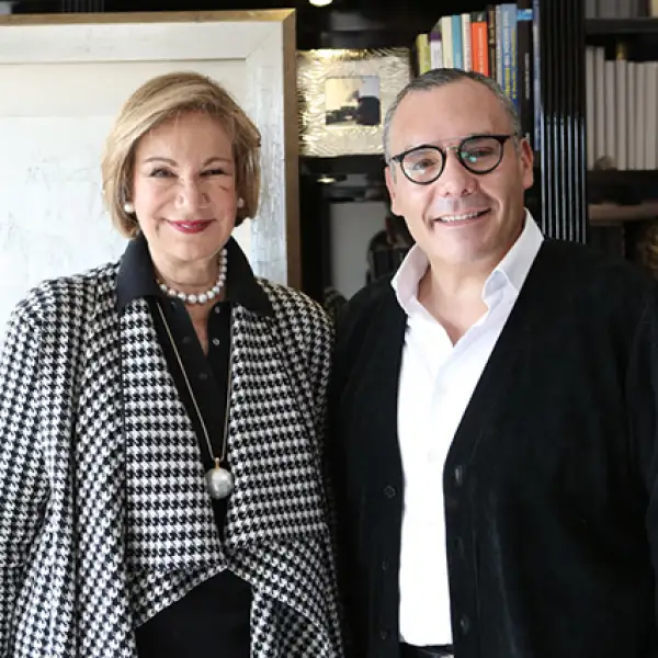 Guadalupe Loaeza y Daniel Espinosa